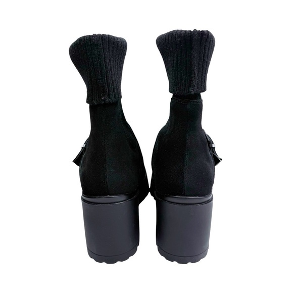 BLONDO Remi Waterproof Stretch Knit Lug Bootie 8 - Picture 8 of 10